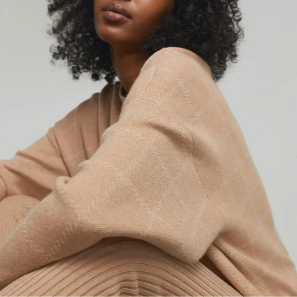 Lunya Cozy Cotton Silk Pullover in Tranquil Tan Medium Large $218 - Picture 6 of 6